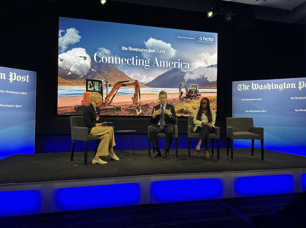 Katherine O'Hearn, Executive Producer, Washington Post Live; Andrew Berke, Administrator, Rural Utilities Service, Agriculture Department; Tamarah Holmes, Director, Office of Broadband, Virginia Department of Housing & Community Development