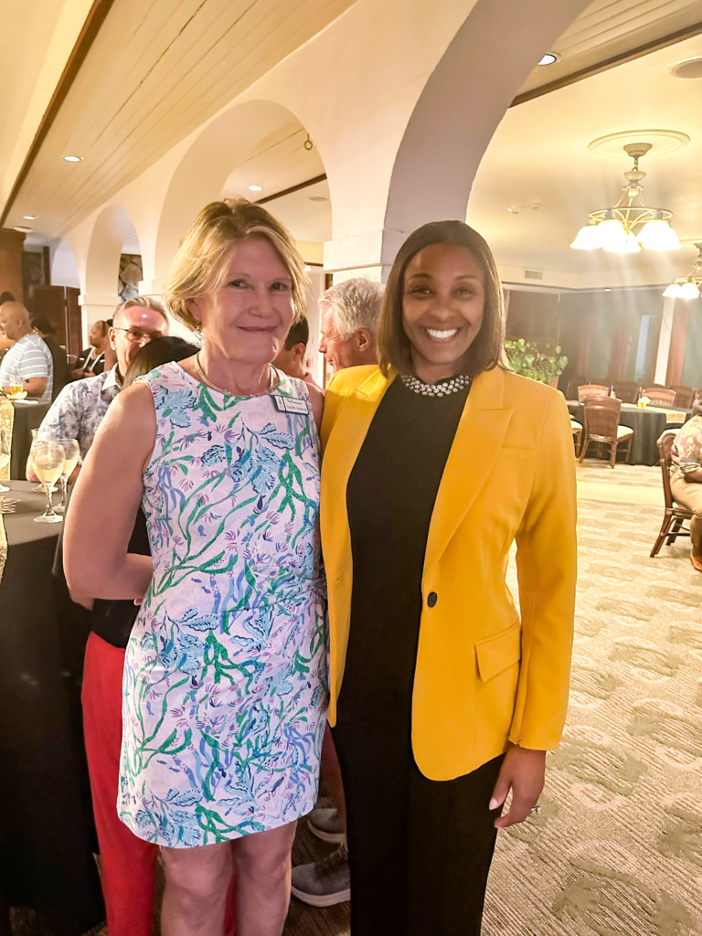 Teri Helenese attended the St. Croix Hotel and Tourism Association Mixer at the Buccaneer Hotel, a pivotal gathering celebrating the Caribbean Super Charged Service Trainings certificate ceremony.